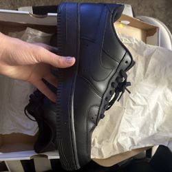 Black Air Force 1 Low  0’7 Size 11
