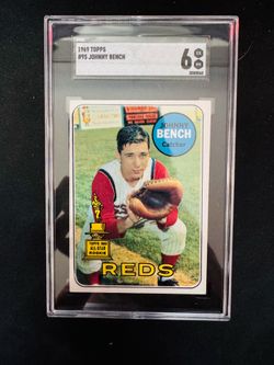 1969 Topps Johnny Bench #95 RC Rookie SGC 6