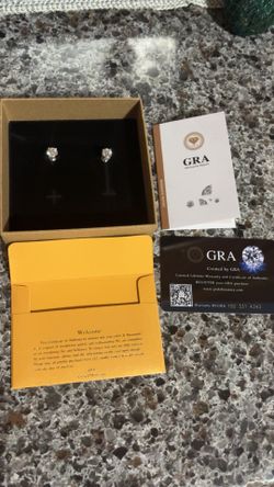 Mossinite Earrings “NO SHINE NEEDED