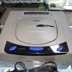 Like New Sega Saturn Console System With Free Game & Action Replay 