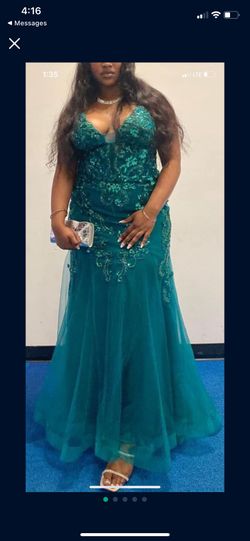 Prom Dress Emerald Green