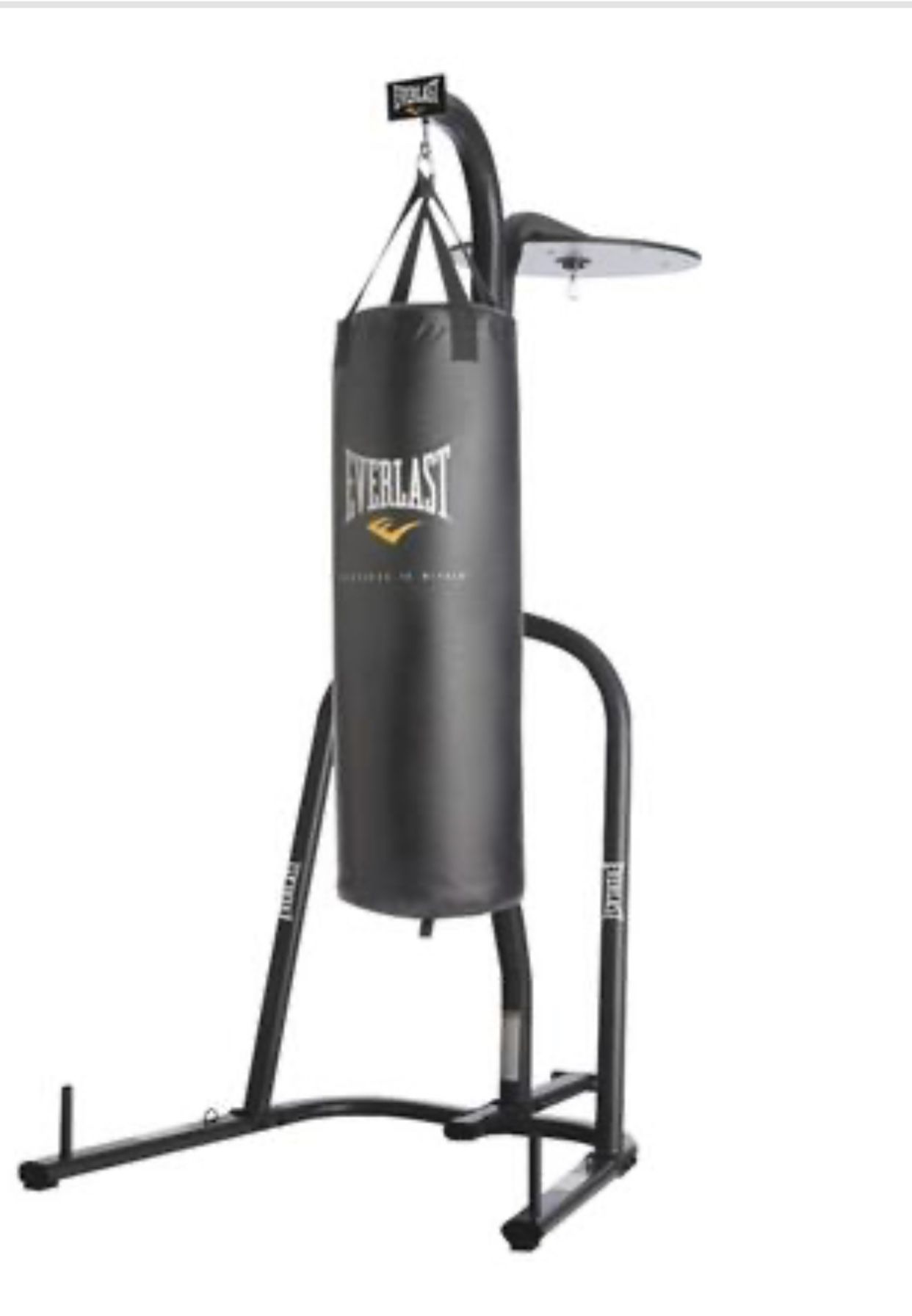 Everlasting Heavy Punching Bag + Speed Bag + 3 Flat Plates Weight + Stand. LOCAL PICK UP ONLY.
