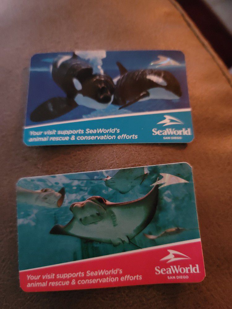 3 San Diego SeaWorld Tickets 