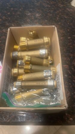 Pex 1/2 and 3/4 slip end $10ea new