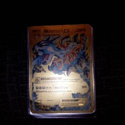 Mcharizard Secret Rare Gold (Free Case Included).