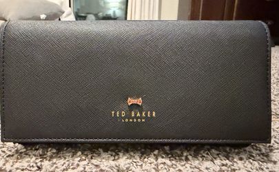 Ted Baker London Black Saffiano clutch