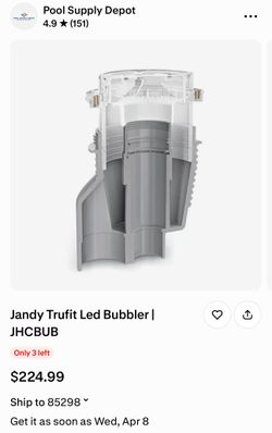 Jandy Trufit Bubbler JHCBUB