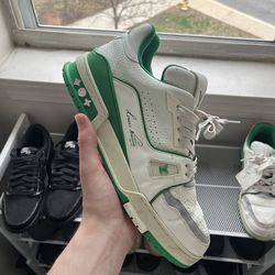 Louis Vuitton Green Trainers 9.5