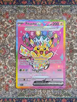 Pikachu 277/217 Special Illustration Rare SIR