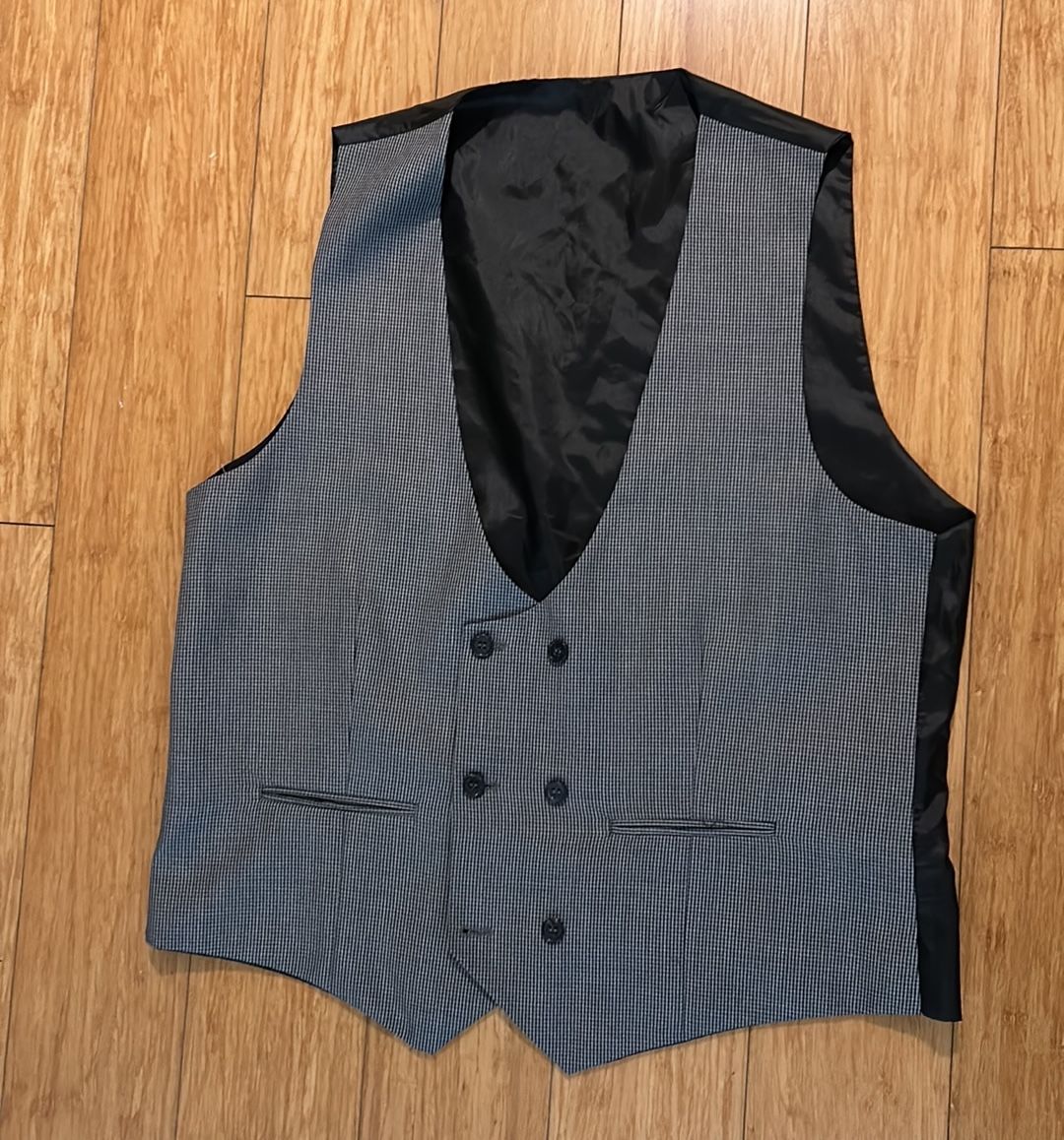 Men Gray Vest