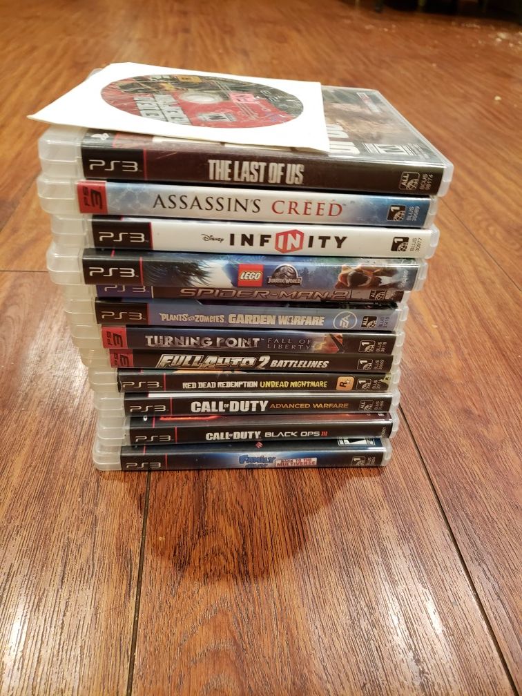 Ps3 games for sell with 11 games