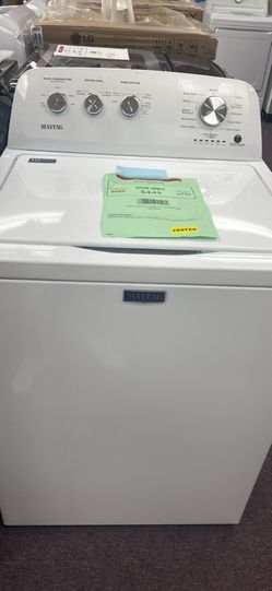 Maytag High Efficiency Agitator small 3.8 cu ft Top Load washer white