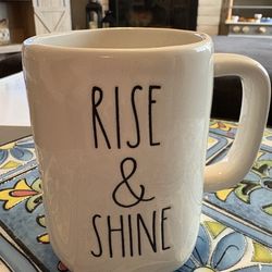Rae Dunn rise and shine mug