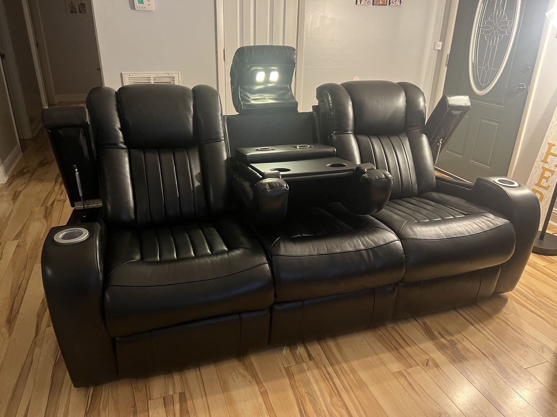 Ashley Party Time Power Reclining Sofa & Loveseat 