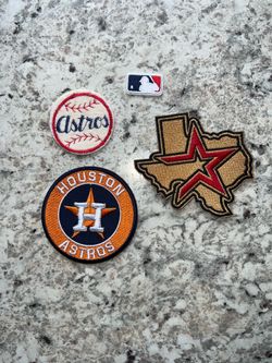 Astros Iron on patches