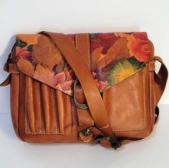 Patricia Nash Leather Crossbody Bag