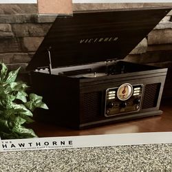 Victrola The Hawthorne Vinyl Record Player And More!