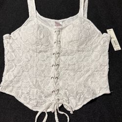 NWT Corset Tank Top