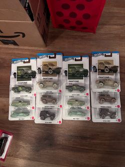Hot Wheels Pantone Full Set Collection – Complete Series (Duplicate Sets Included)