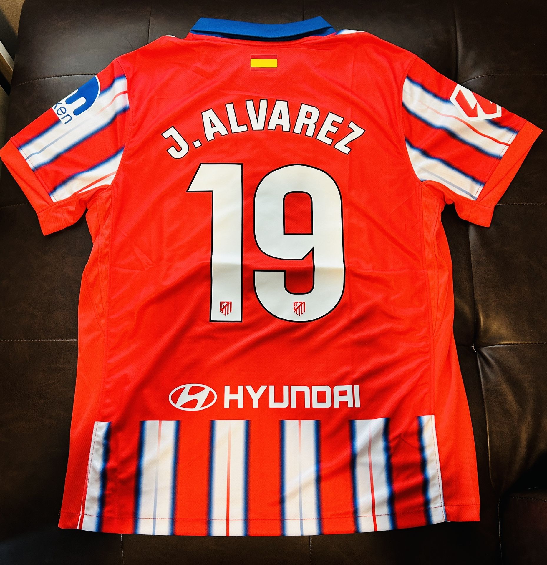 Atlético Madrid J Alvarez 19 Jersey