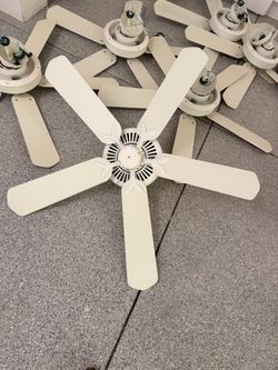 Modern 4-Foot Ceiling Fans – Qty 5 Available – Great Condition