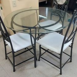 Dinning Glass Table 3 Seater 