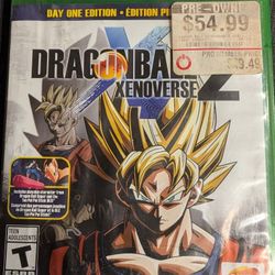 Dragon Ball Z Xenoverse 2 Xbox One 