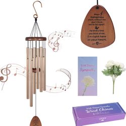 Memorial Wind Chimes for Loss of Loved One, Sympathy Wind Chimes in Memory of A Loved One, 