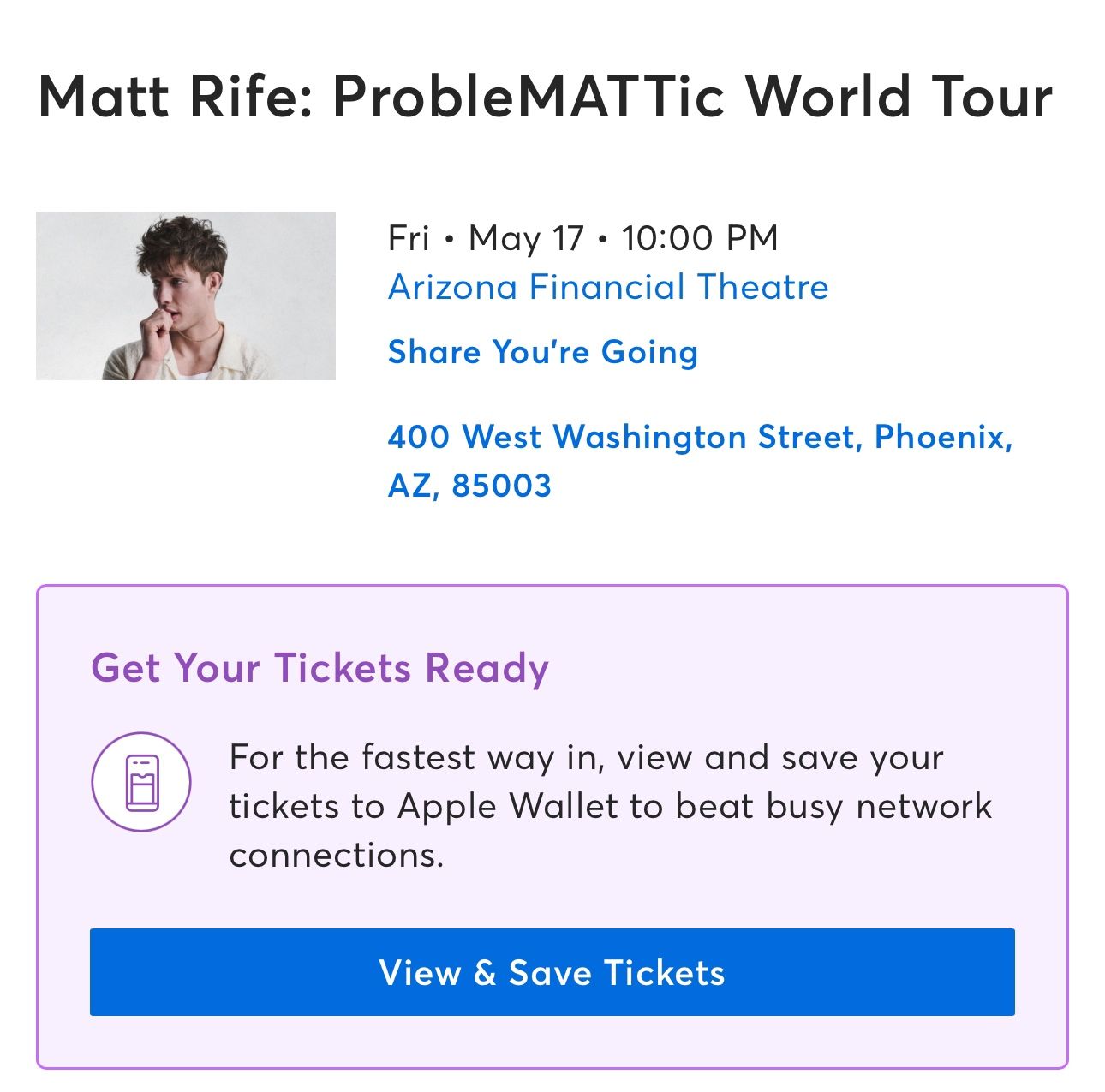Matt Rife 05/18