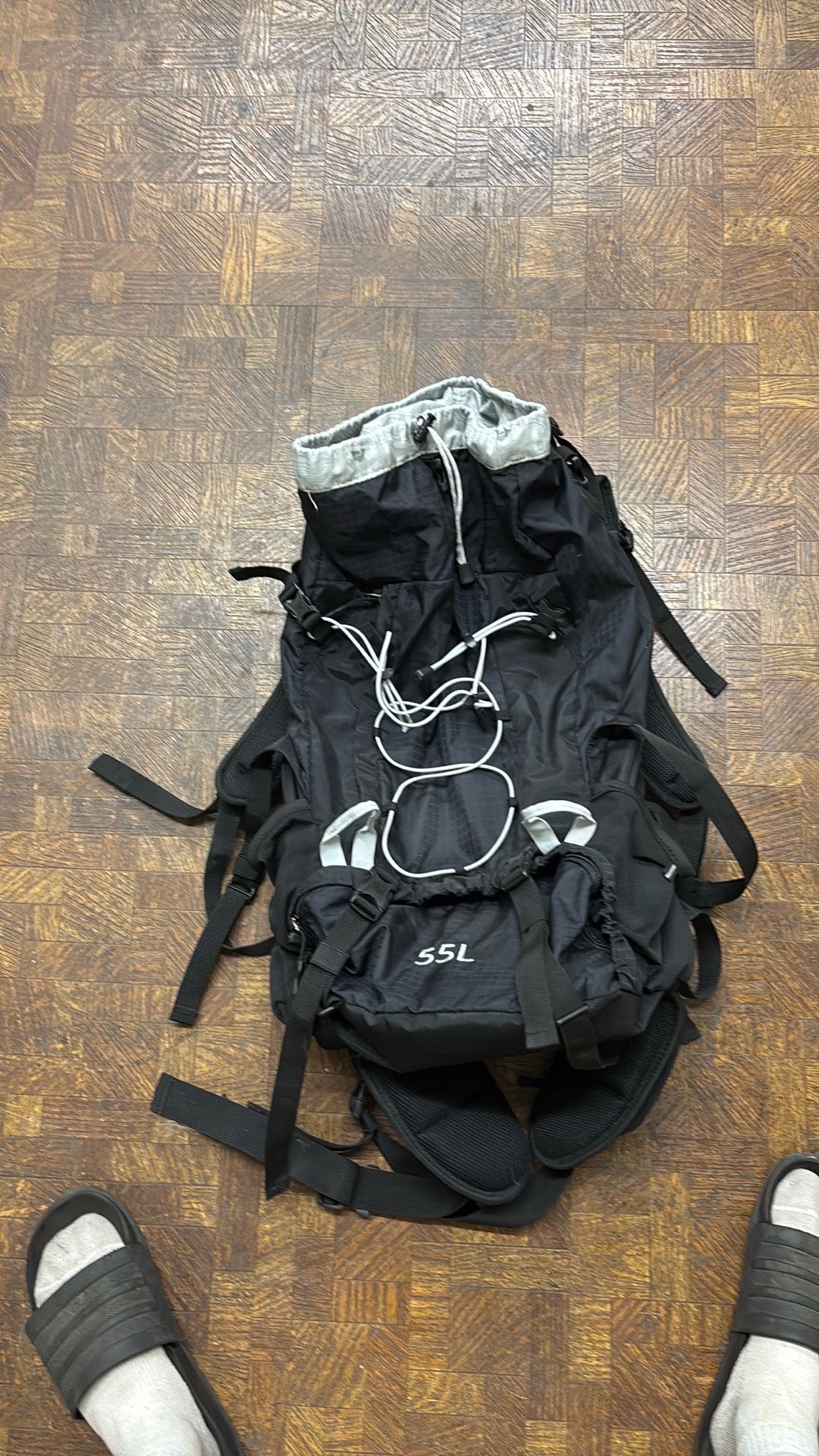 55L backpacking backpack
