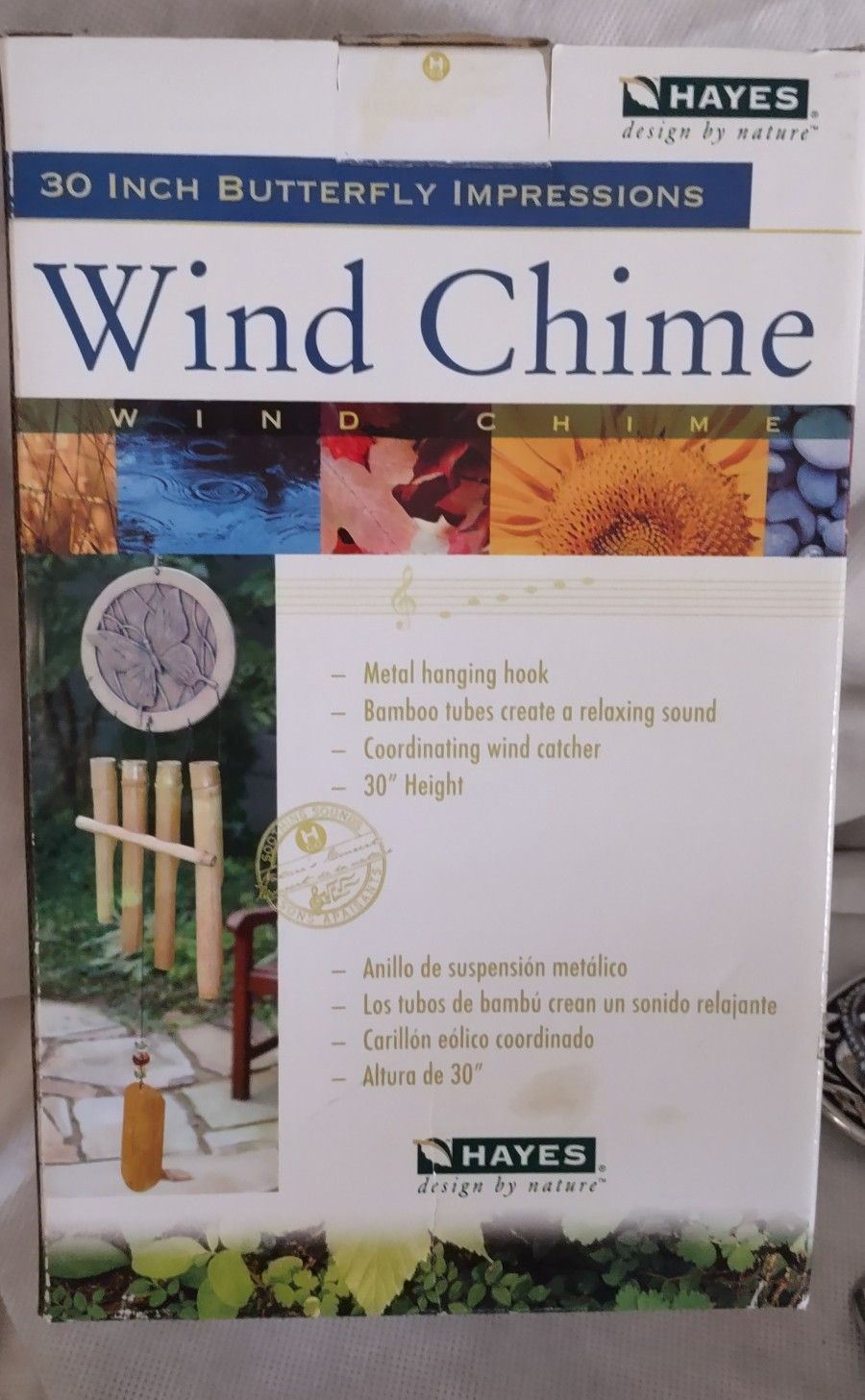 Wind Chime 30 Inch Bamboo Tubes Chime