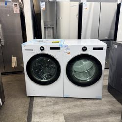 🔥LG 5.0 CUBIC FT. AI WASHER AND GAS DRYER SET WITH DIAL KNOBS🔥