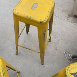 Industrial Metal Stool $10