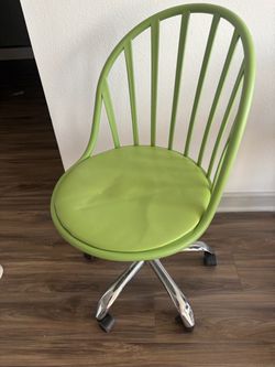 Retro Green Chartreuse Office Chair