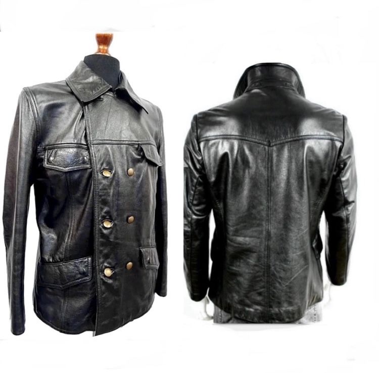 Vintage 60s German Baden-Württemberg Motorcycle Police Coat by HARRO