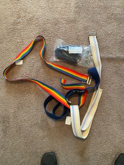 Lot of 4 Gait / Transfer Belts + Accessory