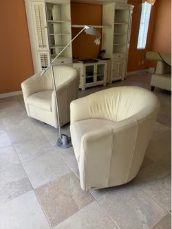 Leather Swivel Chairs