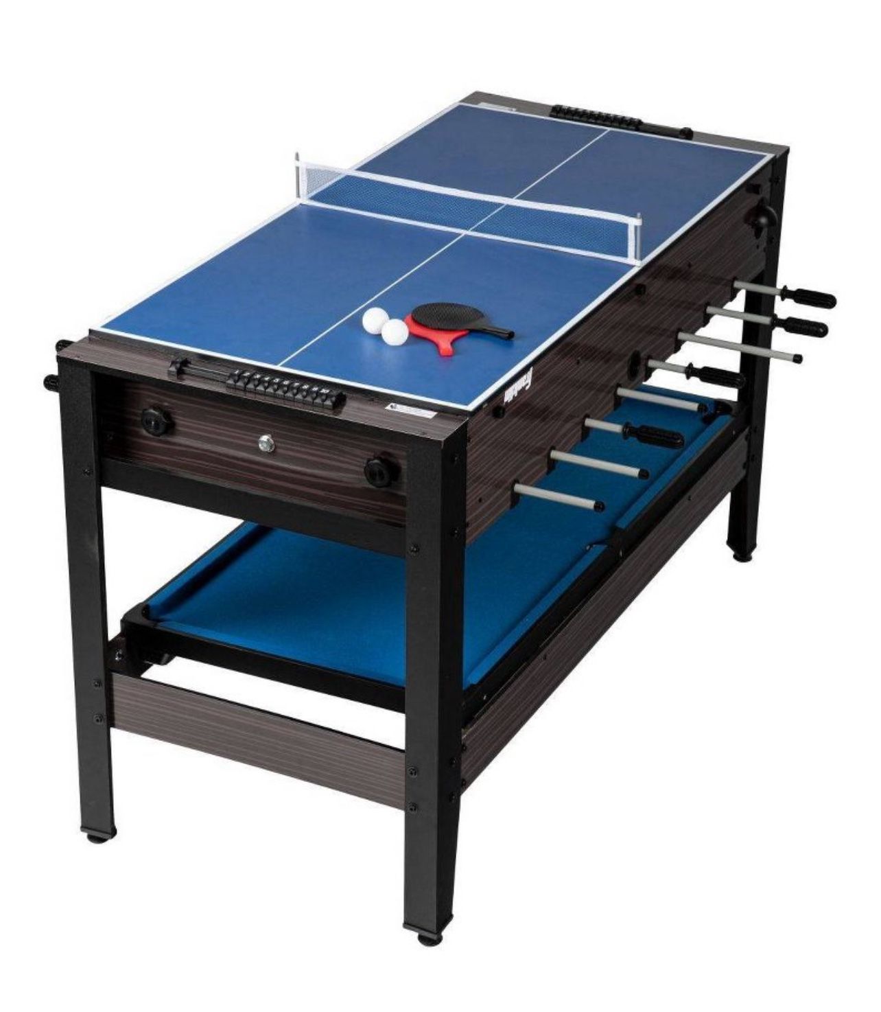 Franklin Sports 54" Multi Game 4 in 1 Arcade with Air Hockey and Bag