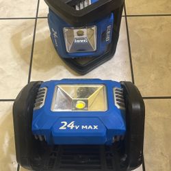 Two Kobalt 24v MAX Working Lights