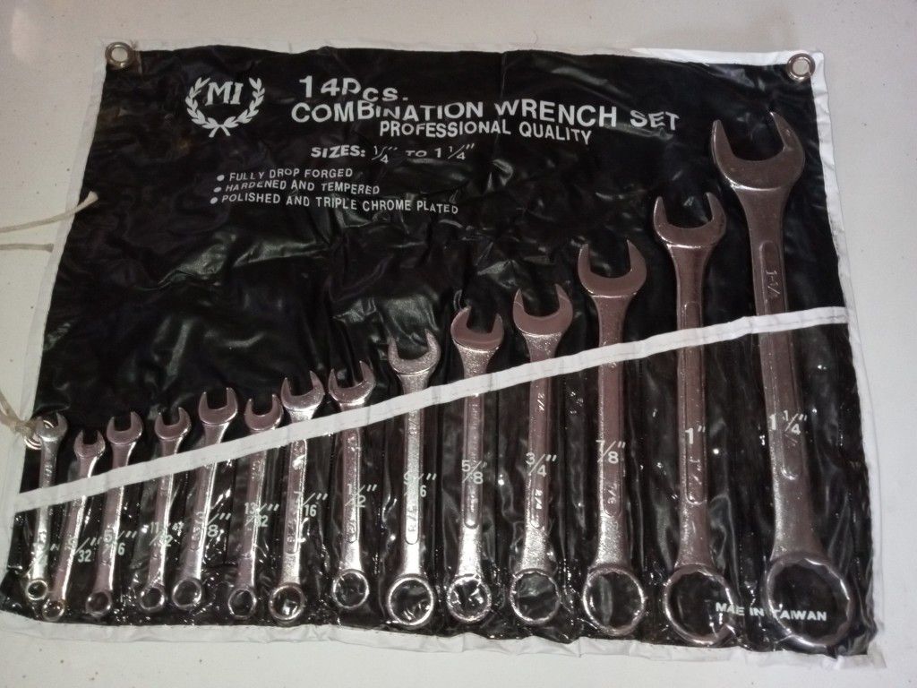 14 Piece Wrench Set 14 Llaves 