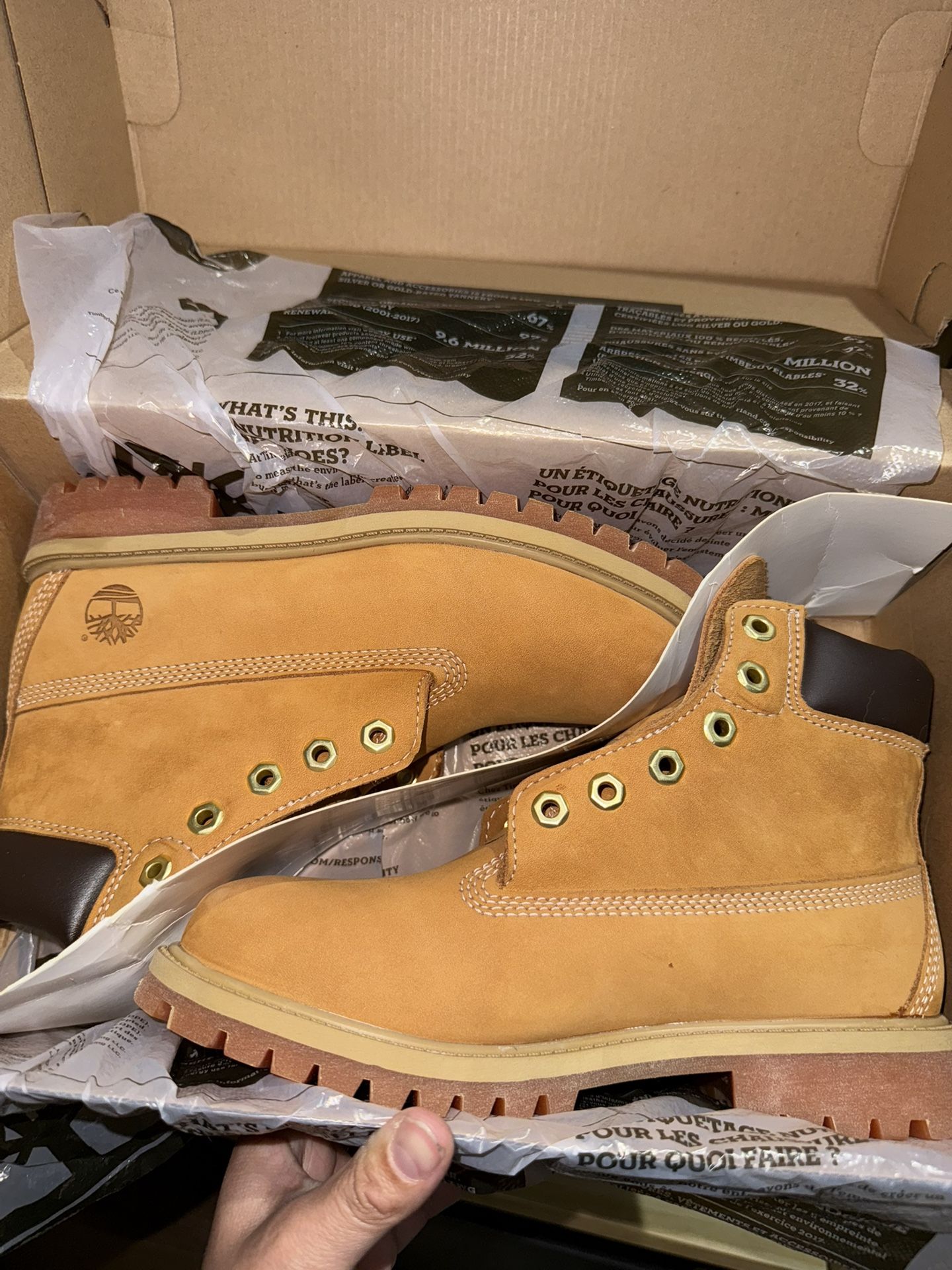 Timberland Premium 6” Waterproof Boots Size 5M/5Y