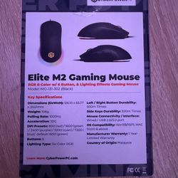 Elite M2 Gaming Mouse - CYBERPOWERPC