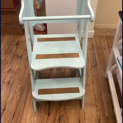 Toddler Tower Step Handmade From Poland