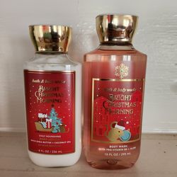 Bath And Body Works Bright Christmas Morning Duo 