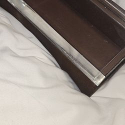 Coach Fur And Leather Small Jewelry Box 