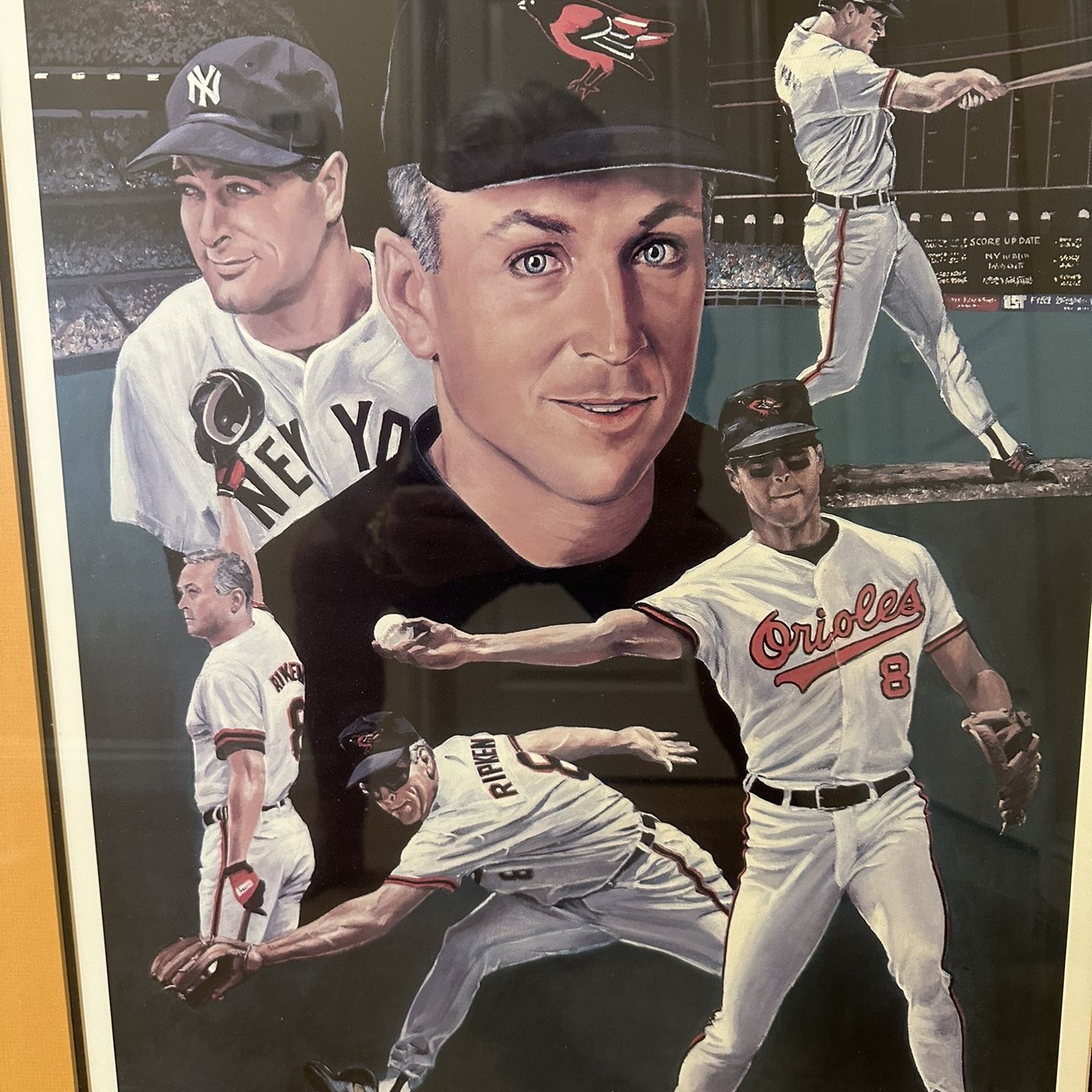 Cal Ripken Jr lithograph autographed