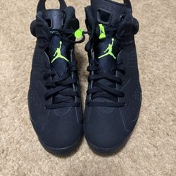 Nike Air Jordan 6 VI Retro Electric Green Men's Size 13 CT8529-003
