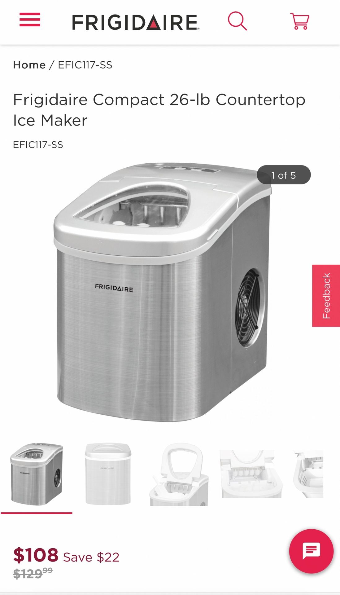 Frigidaire Ice Maker