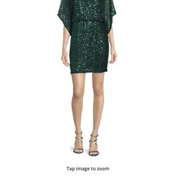 Jessica Howard Dolman Sleeve Boat Neck Sequin Blouson Dress