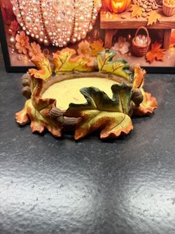 Autumn Leaf Candle Holder
